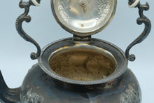 Load image into Gallery viewer, John Turton Antique Silverplate Tilting Teapot Kettle Sheffield England 1786
