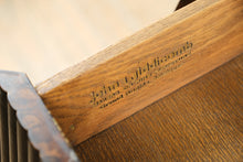 Load image into Gallery viewer, John Widdicomb Burled Wood Nightstand with Brass Hardware
