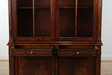 Load image into Gallery viewer, Jonathan Charles George III Gothic Mahogany Glazed Cabinet
