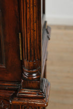 Load image into Gallery viewer, Jonathan Charles George III Gothic Mahogany Glazed Cabinet
