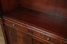 Load image into Gallery viewer, Jonathan Charles George III Gothic Mahogany Glazed Cabinet
