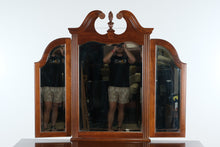 Load image into Gallery viewer, Jordan Cherry Chippendale Dresser with Folding Mirror – by American Drew
