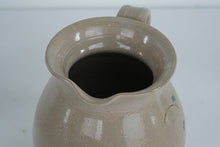 Load image into Gallery viewer, Jugtown Pottery Stoneware Pitcher and Mug Set with Cobalt Floral Motif
