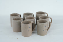 Load image into Gallery viewer, Jugtown Pottery Stoneware Pitcher and Mug Set with Cobalt Floral Motif
