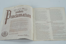 Load image into Gallery viewer, July 4th in Old New York – Official 1976 Bicentennial Program Booklet – NYC Mayor Abraham Beame Proclamation &amp; Event Schedule
