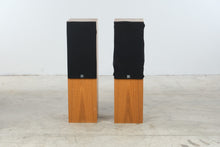 Load image into Gallery viewer, KEF C95 Vintage Uni Q Floor Standing Speakers Walnut Pair 1988

