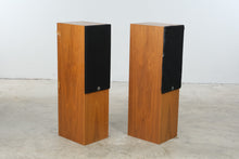 Load image into Gallery viewer, KEF C95 Vintage Uni Q Floor Standing Speakers Walnut Pair 1988
