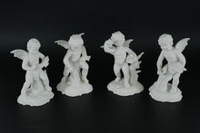 Load image into Gallery viewer, Kaiser Germany Bisque Porcelain Cherub Figurine Set – Four Cherubs, 6” Tall
