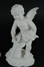 Load image into Gallery viewer, Kaiser Germany Bisque Porcelain Cherub Figurine Set – Four Cherubs, 6” Tall
