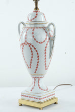 Load image into Gallery viewer, Neoclassical Porcelain Urn Lamp by Kaiser Kuhn Lighting Ltd – 31.5” Tall
