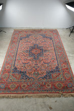 Load image into Gallery viewer, Vintage Karastan Medallion Serapi Wool Area Rug 88 x 12 USA Design 736
