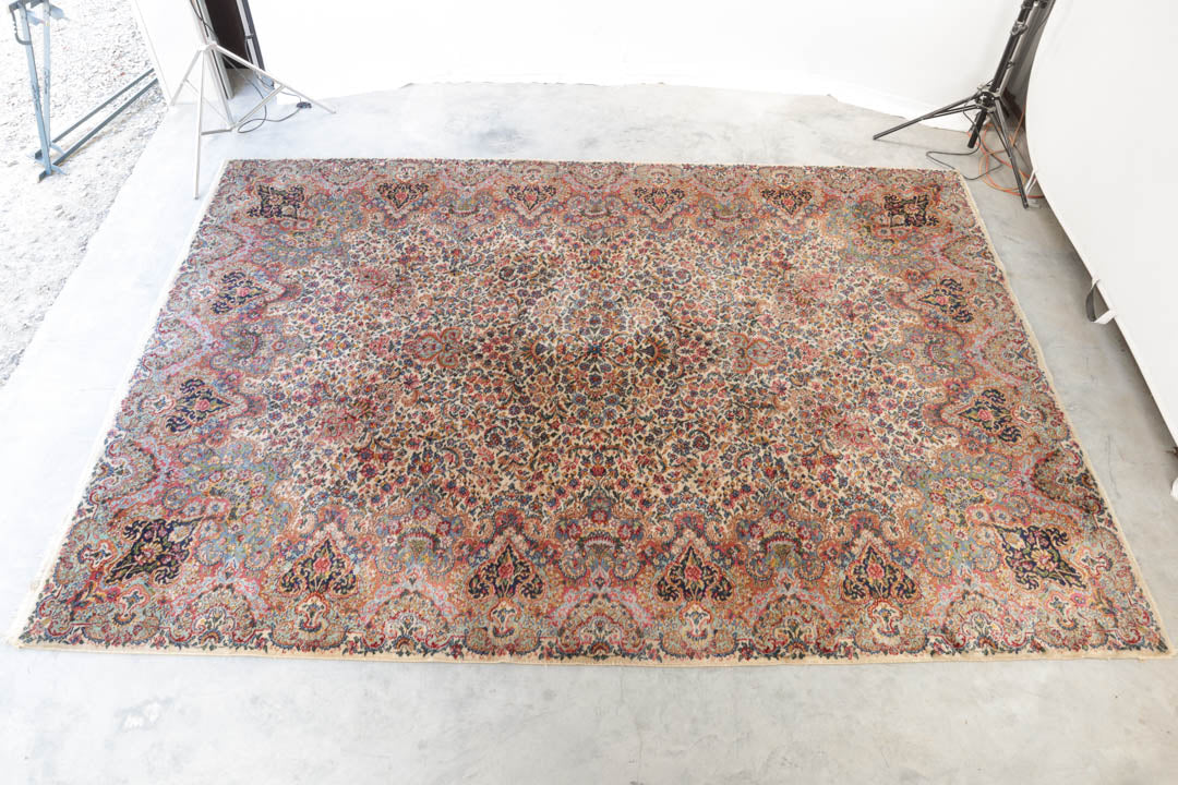 Karastan Kirman Wool Rug Pattern 759 - 9 x 12 – Craze Karastan Kirman Wool Rug Pattern 759 - 9 x 12 – Craze