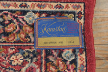 Load image into Gallery viewer, Karastan Red Sarouk Rug 2x4 Wool Oriental USA Floral Fringe
