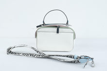 Load image into Gallery viewer, Karl Lagerfeld Paris White Pastel Stud Camera Bag Logo Strap Crossbody
