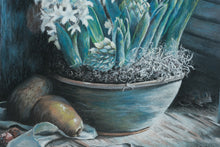 Load image into Gallery viewer, Kathye Mendes Original Pastel Still Life Floral Painting Framed 36.5 x 32.25
