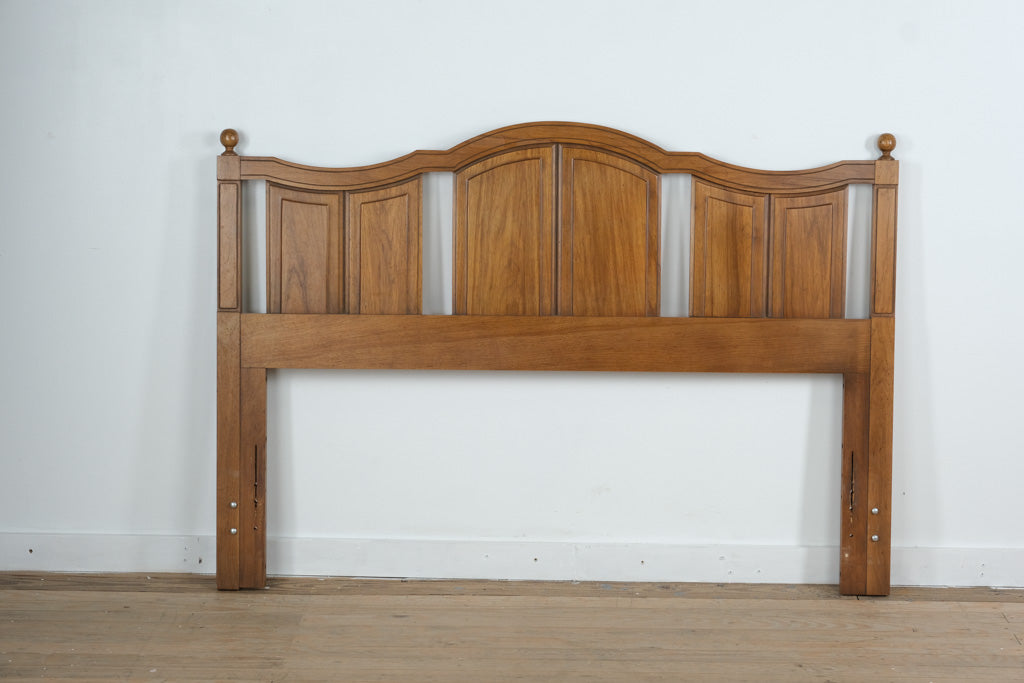 Kent Coffey Milano Mid-Century Queen Headboard with Metal Frame