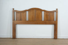 Load image into Gallery viewer, Kent Coffey Milano Mid-Century Queen Headboard with Metal Frame
