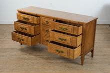 Load image into Gallery viewer, Mid-Century Milano Collection by Kent Coffey – 9-Drawer Dresser with Mirror
