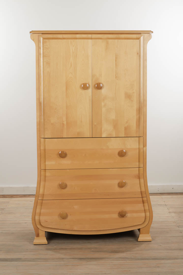 Kettle Formed Maple Chifforobe / Armoire by Pali