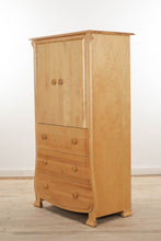 Load image into Gallery viewer, Kettle Formed Maple Chifforobe / Armoire by Pali
