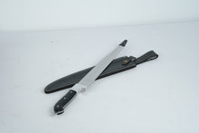 Load image into Gallery viewer, Khyber Bowie Handcrafted Knife with Leather Sheath – 17&quot; Overall Length
