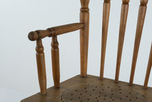 Load image into Gallery viewer, Antique Kid’s Rocking Chair – Wooden with Carved Backrest
