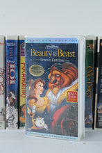 Load image into Gallery viewer, Disney Family Movies VHS Lot 12 Tapes Lion King Beauty Beast Nemo Pocahontas
