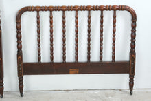 Load image into Gallery viewer, Kindel Grand Rapids Jenny Lind Style Twin Headboard and Footboard
