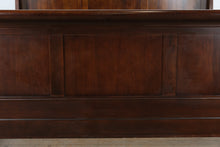 Load image into Gallery viewer, King Size Cherry Finish Sleigh Bed Frame in Traditional Style
