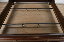 Load image into Gallery viewer, King Size Cherry Finish Sleigh Bed Frame in Traditional Style
