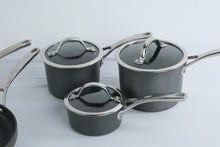 Load image into Gallery viewer, Kirkland Signature Hard Anodized Cookware Set 10 Piece Nonstick Pots Pans With Lids
