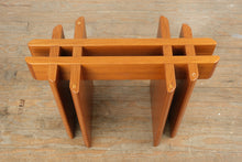 Load image into Gallery viewer, MCM Danish Teak Glass Top Side Table by Komfort

