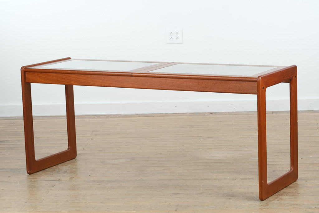 Mid-Century Modern Danish Teak Console Table by Komfort – Made in Denmark