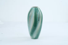Load image into Gallery viewer, LW Signed Green Turquoise Drip Glaze Art Pottery Vase 9 5 Inch
