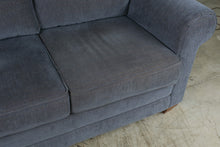 Load image into Gallery viewer, La-Z-Boy Courtney Blue Upholstered Three-Seat Sofa
