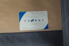 Load image into Gallery viewer, La-Z-Boy Courtney Blue Upholstered Three-Seat Sofa

