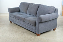 Load image into Gallery viewer, La-Z-Boy Courtney Blue Upholstered Three-Seat Sofa
