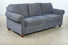 Load image into Gallery viewer, La-Z-Boy Courtney Blue Upholstered Three-Seat Sofa
