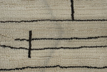 Load image into Gallery viewer, Allen Roth Lamport Ivory 5x8 Area Rug Modern Abstract Geometric Cream Brown
