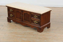 Load image into Gallery viewer, Lane Cedar Blanket Chest Storage Bench with Drawers and Cabinet Doors
