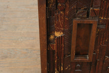 Load image into Gallery viewer, 1970s Lane Pueblo Brutalist Oak Nightstand Cabinet
