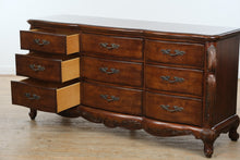 Load image into Gallery viewer, Lane Solid Cherry French Provincial Louis XV–Style Nine-Drawer Dresser
