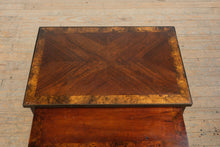 Load image into Gallery viewer, Burled Wood Nesting Tables Pair with Inlay Top and Traditional Base

