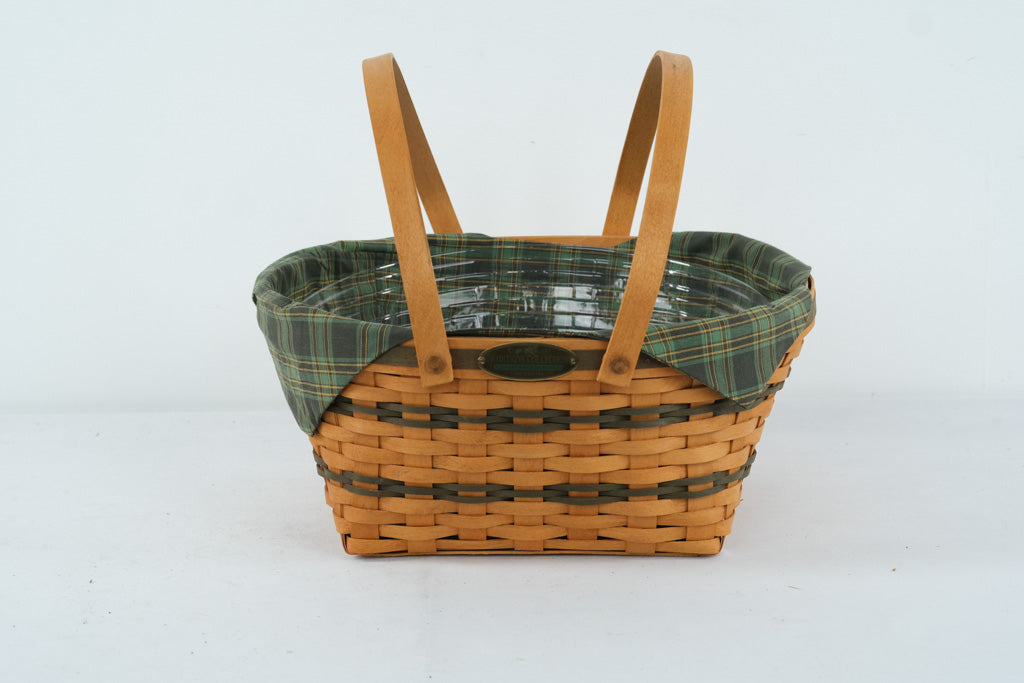 Longaberger 1996 Community Basket – Traditions Collection with Liner, Protector & Booklet
