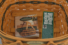 Load image into Gallery viewer, Longaberger 1996 Community Basket – Traditions Collection with Liner, Protector &amp; Booklet
