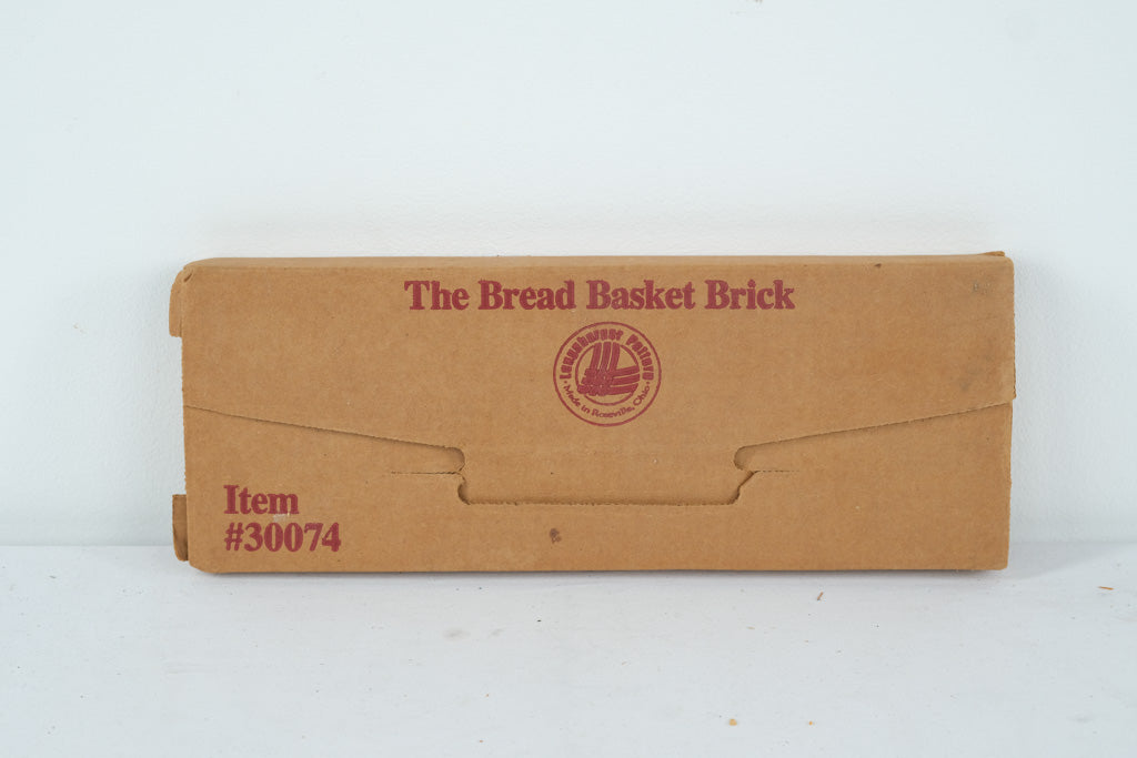 Longaberger Pottery Bread Basket Brick – Item #30074, New in Box with Instructions