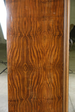 Load image into Gallery viewer, French Louis XV Style Burl Walnut 5 Door Armoire Wardrobe with Gilt Mirror, 105 Inch
