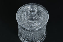 Load image into Gallery viewer, Large Cut Crystal Lidded Jar Candy Dish with Starburst Base
