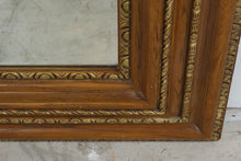 Load image into Gallery viewer, Traditional Carved Wood Beveled Wall Mirror Gold Gilt Trim 44 x 54

