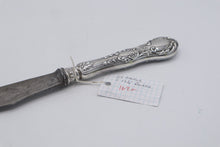 Load image into Gallery viewer, Antique Gorham H140 Sterling Silver Handle Bread Knife 15 Inch
